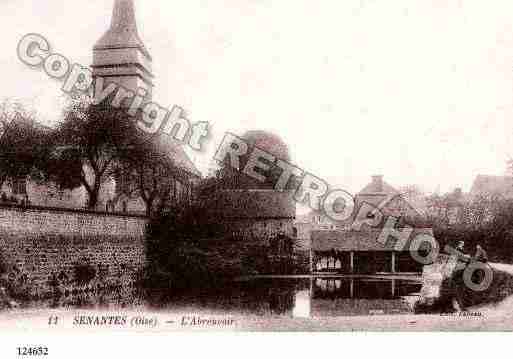 Ville de SENANTES, carte postale ancienne