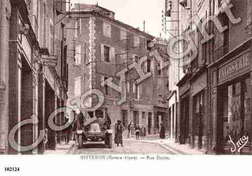 Ville de SISTERON, carte postale ancienne