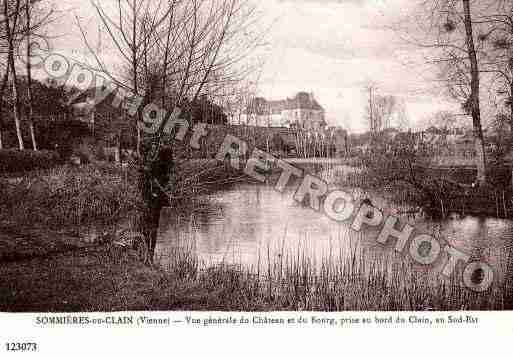 Ville de SOMMIERESDUCLAIN, carte postale ancienne