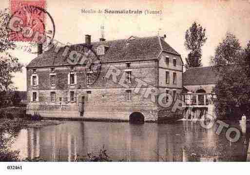 Ville de SOUMAINTRAIN, carte postale ancienne