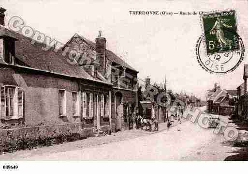 Ville de THERDONNE, carte postale ancienne