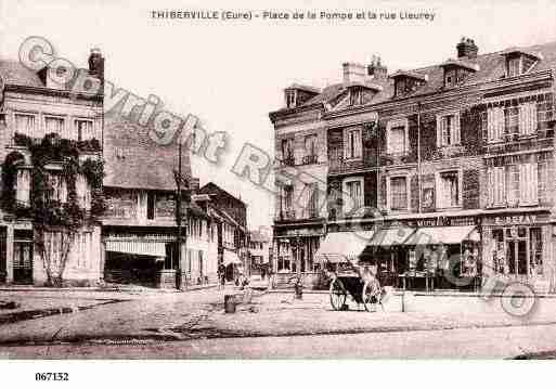 Ville de THIBERVILLE, carte postale ancienne