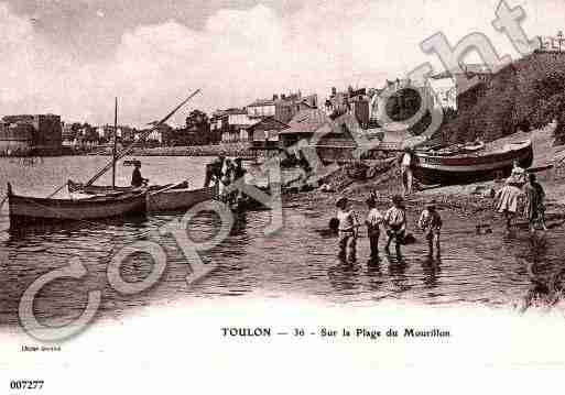 Ville de TOULON, carte postale ancienne