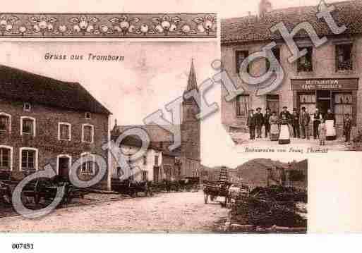 Ville de TROMBORN, carte postale ancienne