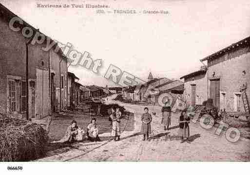 Ville de TRONDES, carte postale ancienne