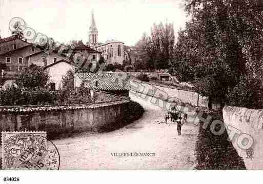 Ville de VILLERSLESNANCY, carte postale ancienne