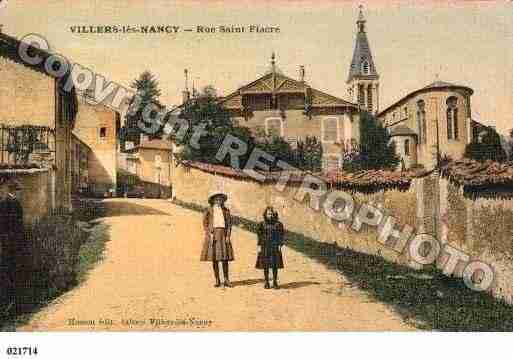 Ville de VILLERSLESNANCY, carte postale ancienne