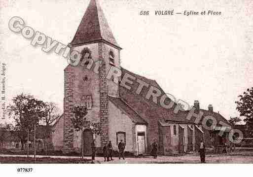 Ville de VOLGRE, carte postale ancienne